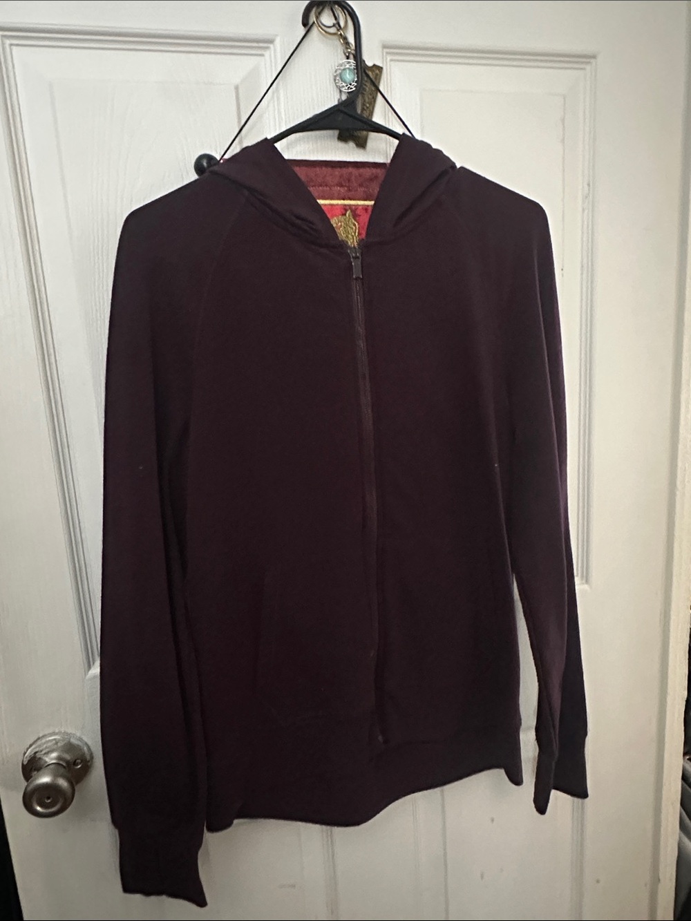 90 Degree By Reflex Women's Hooded Zip Jacket - Plum